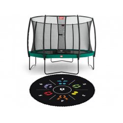 BERG Trampolina Favorit Tattoo 430 cm Siatka Deluxe