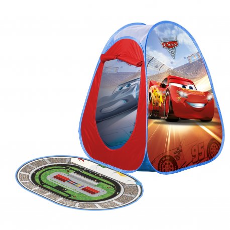 John Namiot Samorozkładający Cars 3 Auta z dywanikiem