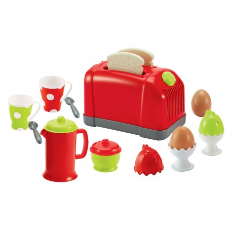 Ecoiffier Zestaw Śniadaniowy z tosterem 17 akcesoriów