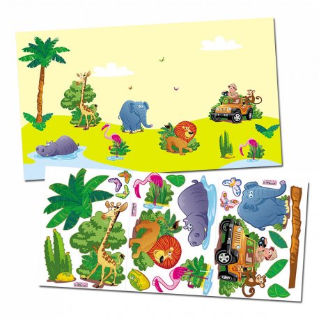 Zestaw Naklejek Ściennych Elfy 31 dużych naklejek