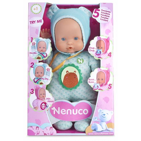 Nenuco Pachnąca Interaktywna Lalka Różowa 30 cm