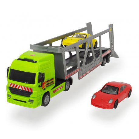 DICKIE Ciężarówka Laweta z dwoma samochodami Porsche