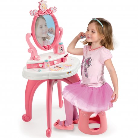 Toaletka 2 w 1 z krzesełkiem Smoby Disney Princess lustro