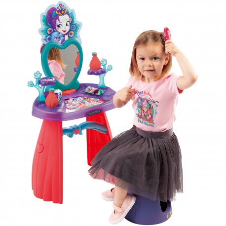 Smoby Duża Toaletka lustro z krzesełkiem Enchantimals