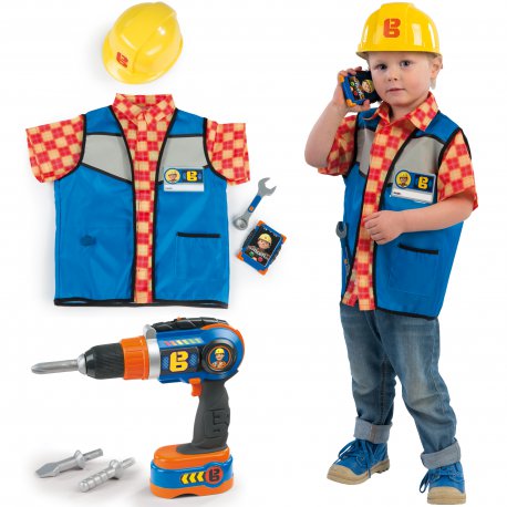 SMOBY Kamizelka z kaskiem Bob Budowniczy - akcesoria