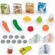 Smoby Supermarket Elektroniczna Kasa światło dźwięk 41 akcesoriów Wózek