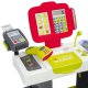Smoby Czerwony Supermarket Elektroniczna Kasa światło dźwięk 41 akcesoriów Wózek
