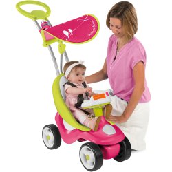 Smoby Jeździk Pchacz 2 w 1 Bubble Go Edukacyjna Kierownica z klaksonem 2016