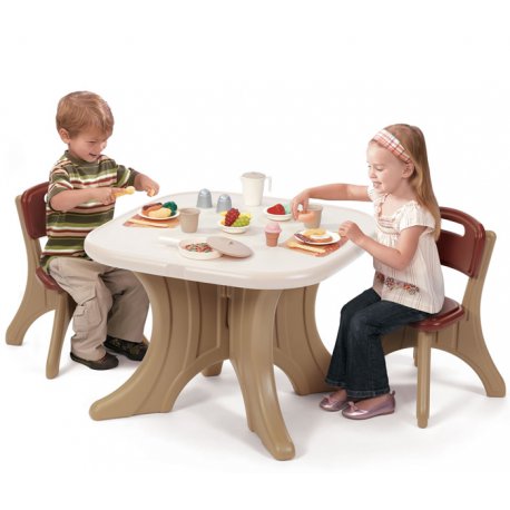 STEP2 Brązowy Stół - Stolik zabaw z krzesełkami