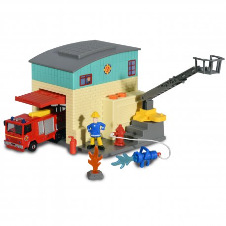 Remiza strażacka Dickie Strażak Sam + Wóz strażacki Jupiter