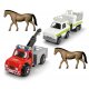 Strażak Sam zestaw dwóch metalowych pojazdów Dickie + 2 konie