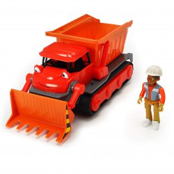 DICKIE Bob Budowniczy Spychacz z dźwiękiem Figurka Leo