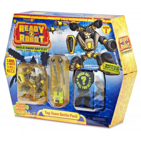 Ready2Robot Robot Double Trouble niespodzianka w kuli z akcesoriami
