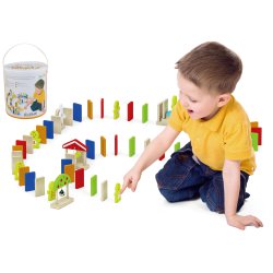 Viga Drewniana gra Domino Farma