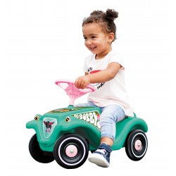 Jeździk Big Bobby Car Classic Tropic Flamingo klakson