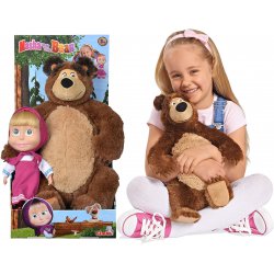 Masza i Niedźwiedź gwiazdkowy zestaw pluszowy Lalka maskotka miś Simba