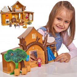 Simba Masza i Niedźwiedź Dwupoziomowy dom Niedźwiedzia z akcesoriami
