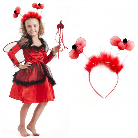 Strój Czarodziejka Wróżka Sukienka Różdżka Kostium Przebranie dla dziecka 110-116cm