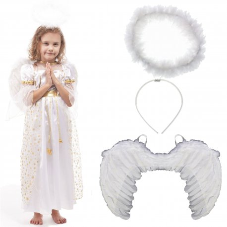 Strój Czarodziejka Wróżka Sukienka Różdżka Kostium Przebranie dla dziecka 110-116cm