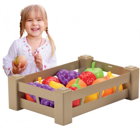 Ecoiffier Zestaw Owoców W Skrzyneczce do przedszkola