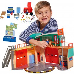 SIMBA Strażak SAM Nowa stacja ratunkowa z figurką