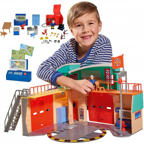 SIMBA Strażak SAM Nowa stacja ratunkowa z figurką