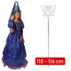 Strój Czarodziejka Wróżka Sukienka Różdżka Kostium Przebranie dla dziecka 110-116cm