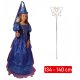 Strój Czarodziejka Wróżka Sukienka Różdżka Kostium Przebranie dla dziecka 110-116cm