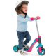 Smoby 2 w 1 Hulajnoga z funkcją jeździka w kolorze różowym
