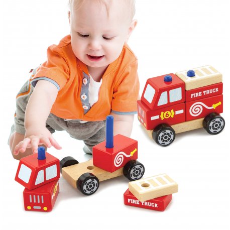 Viga Zestaw klocków Straż pożarna