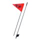 BERG Czerwona flaga na maszcie - Buddy
