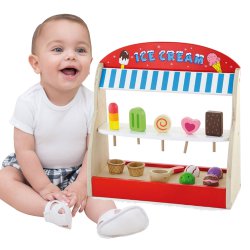 Viga Drewniana Lodziarnia sklepik