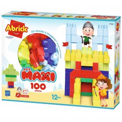 Ecoiffier Zestaw Kolorowych Klocków 100 el Abrick