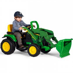 Peg Perego Traktor z łyżką na akumulator John Deere Power Pull koparka