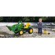 Peg Perego Traktor z łyżką na akumulator John Deere Power Pull koparka