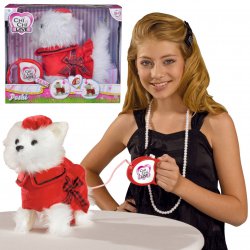 Interaktywny Piesek Chi Chi Love Simba Poshi Sterowany na Smycz 4 Funkcje