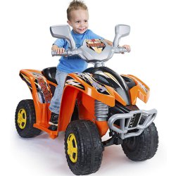 Feber Pomarańczowy Quad Freeride na akumulator 6V