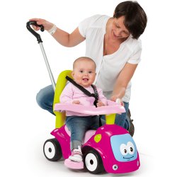 Smoby Różowy Jeździk Bujak Maestro Balade 4 w 1 Kierownica Dźwiękowa