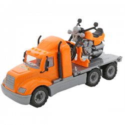 Wader Duża Ciężarówka Laweta 53 cm + drugi pojazd Motor