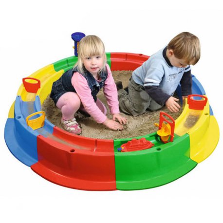 Wader Piaskownica XXL z torem wodnym Akcesoria Statek Autko 
