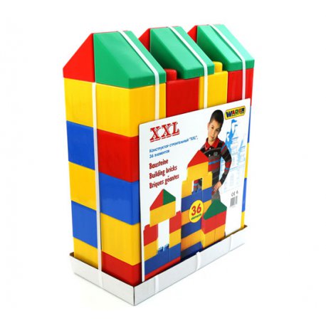 Wader Olbrzymie Klocki XXL Plac budowy 36 elem.