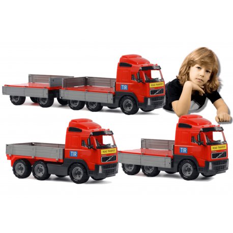 Wader QT Volvo Ciężarówka z przyczepą Otwierane burty