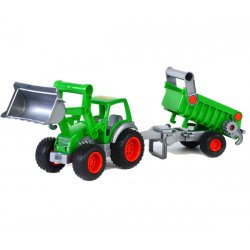 WADER Traktor Ładowarka Gigant z wywrotką