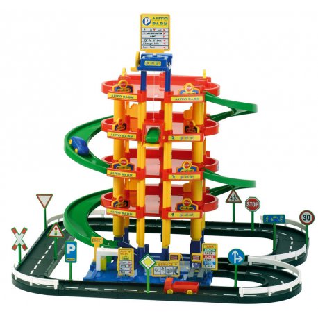 Wader QT 5-poziomowy Wielki Tor Garaż Parking + 3 Auta