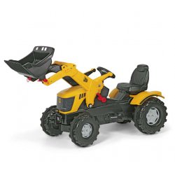 Rolly Toys Duży Traktor JCB z Łyżką regulowane siedzenie Nakładki na Koła
