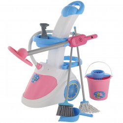 Zestaw wózek do sprzątania Wader z odkurzaczem