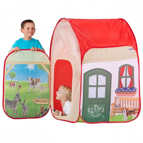 NAMIOT Domek Farma dla dzieci + Figurka Krowy Schleich John