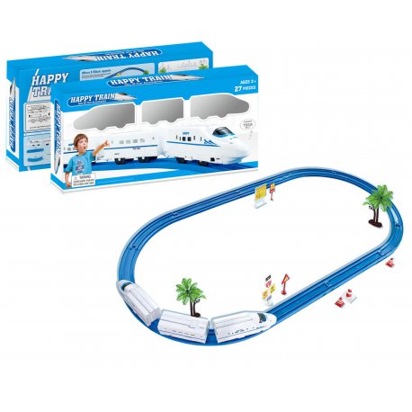 Wesoły Pociąg kolejka elektryczna Askato 27 elementów