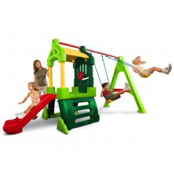Plac zabaw Little Tikes Clubhouse Zjeżdżalnia Huśtawka