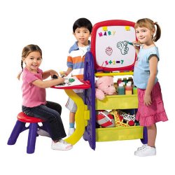 Dwustronna Sztaluga z Tablicą Centrum kreatywności 6w1 z akcesoriami Crayola